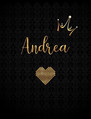 Read Online Andrea: Personalized Black XL Journal with Gold Lettering, Girl Names/Initials 8.5x11, Journal Notebook with 110 Inspirational Quotes, Journals to Write in for Women - Panda Studio file in ePub