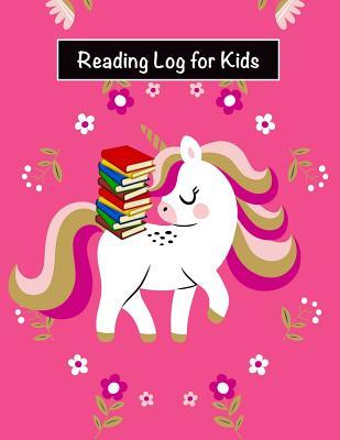 Download Reading Log for Kids: Cute Kawaii Unicorn Book Record for Girls with Questions Book Reviews for Bookworms, Book Lovers Gift Large Log Book -  file in ePub